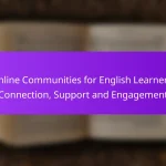 Online Communities for English Learners: Connection, Support and Engagement