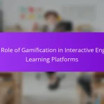 The Role of Gamification in Interactive English Learning Platforms