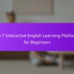 Top 7 Interactive English Learning Platforms for Beginners