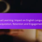 Visual Learning: Impact on English Language Acquisition, Retention and Engagement