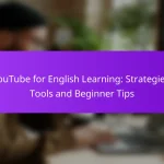 YouTube for English Learning: Strategies, Tools and Beginner Tips